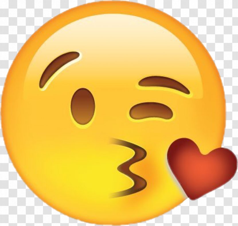 Emoji Emoticon Kiss Sticker Heart - Love - Lettuce Transparent PNG