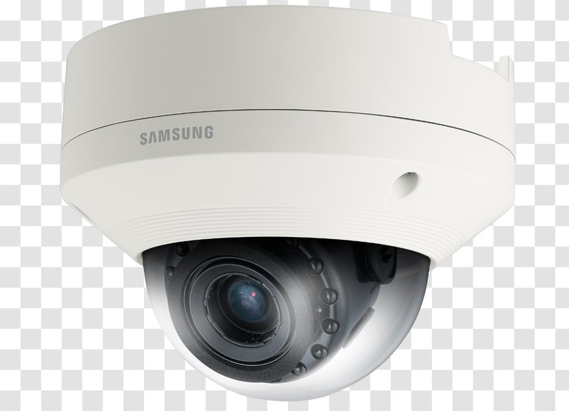 Samsung Wisenet XNV-8080R Outdoor Vandal-resistant Dome IP Camera Closed-circuit Television Surveillance - Video Cameras Transparent PNG