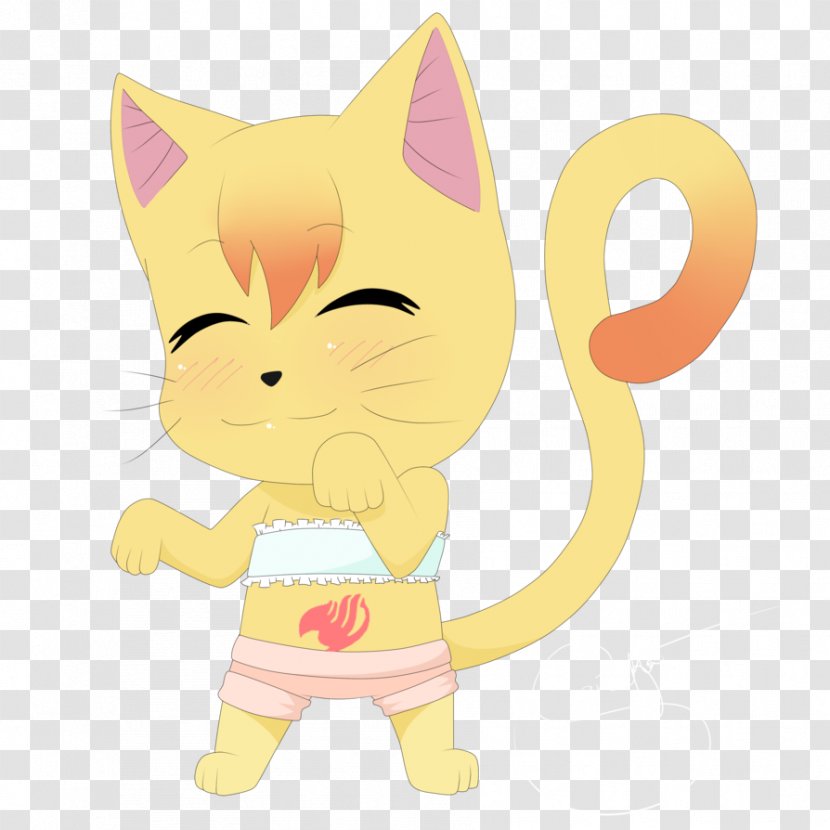 Whiskers Kitten Natsu Dragneel Fairy Tail Cat Transparent PNG