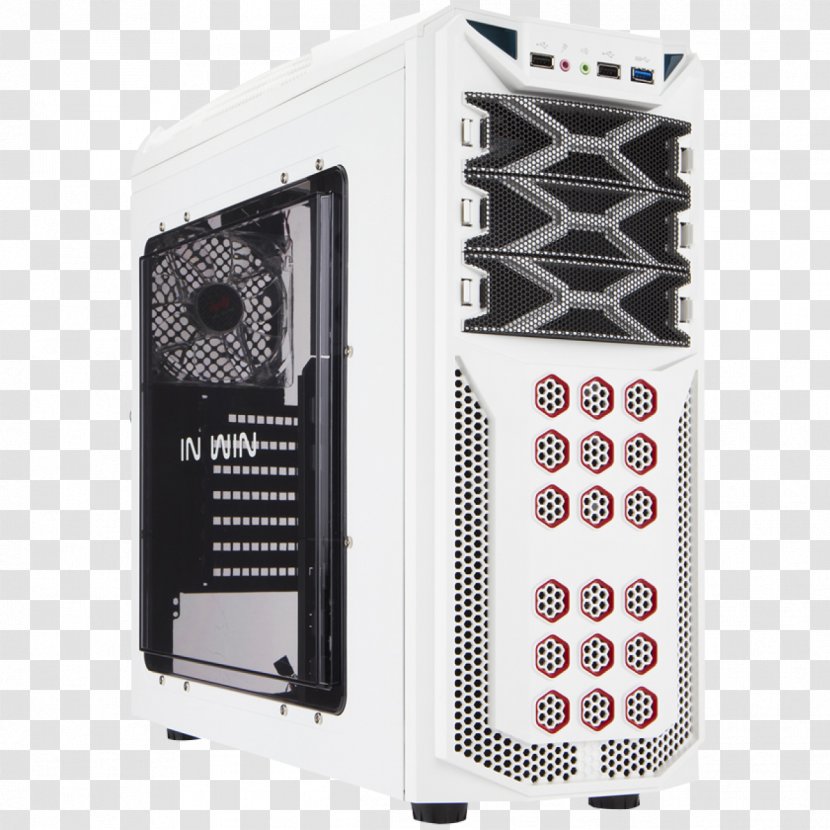 Computer Cases & Housings Graphics Cards Video Adapters In Win Development MicroATX - Mid-cover Transparent PNG