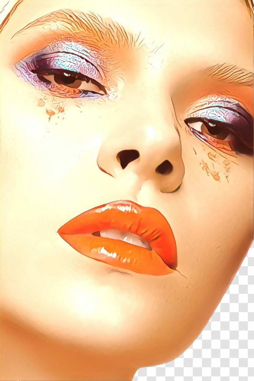 Orange - Eyebrow - Beauty Transparent PNG