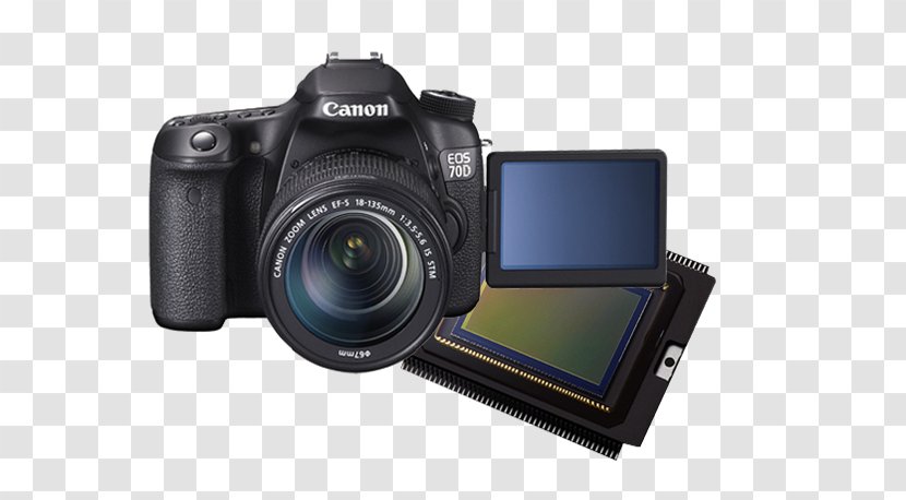 Canon EF-S 18–135mm Lens EOS 70D Digital SLR EF Mount Camera - Cameras Optics Transparent PNG