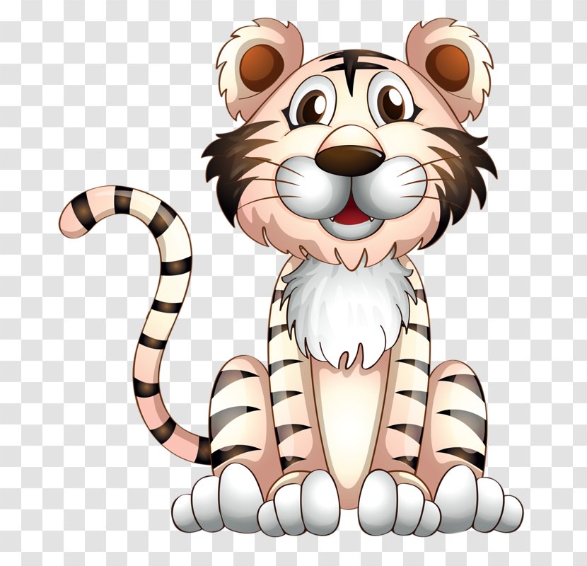 Tiger Drawing Cartoon - Big Cat Transparent PNG