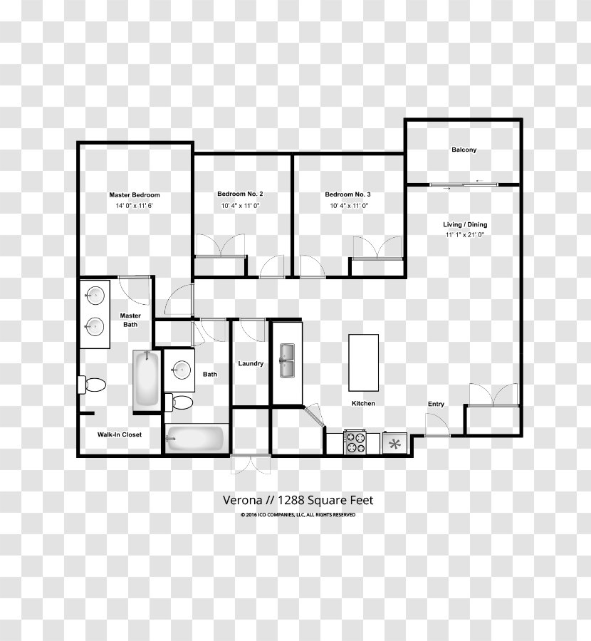 Floor Plan ICO Monteval House Apartment - Paper - Tree Transparent PNG