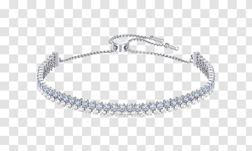 Earring Bracelet Swarovski AG Gold Plating Jewellery - Metal - Jewelry Blue Diamond Transparent PNG