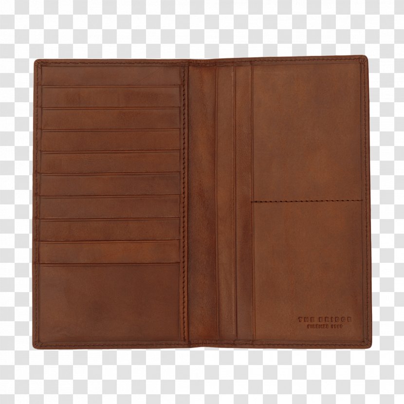 Wallet Brown Caramel Color Leather - Wood Stain Transparent PNG