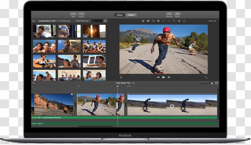 MacBook Pro IMovie Apple - Display Device - Macbook Transparent PNG