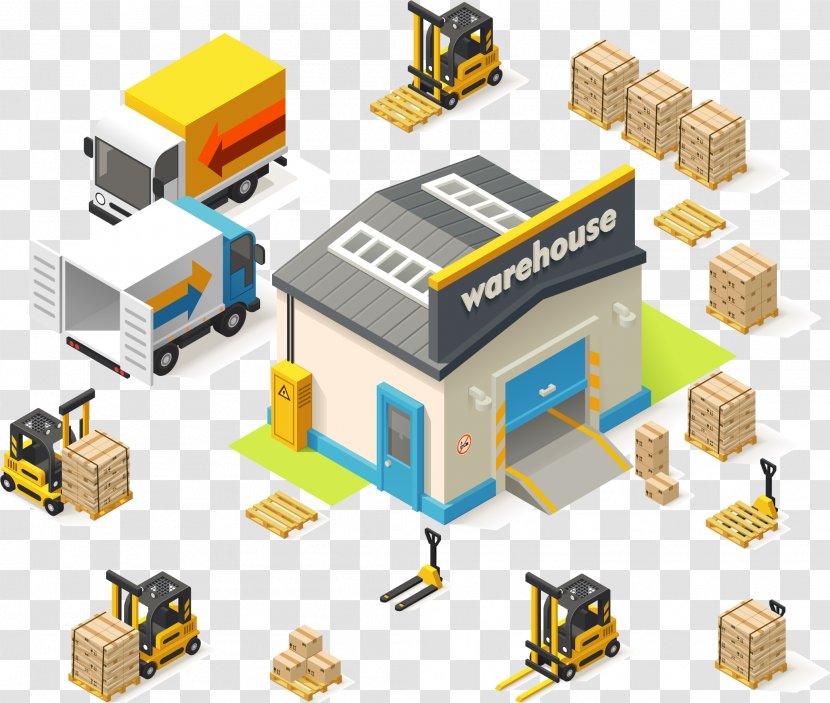 Royalty-free Warehouse Illustration - Technology - 2017 Logistics Creative Class Transparent PNG