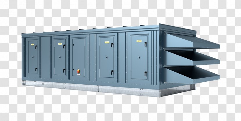 Data Center Free Cooling STULZ GmbH Air Conditioning Handler - Steel - Room Distribution Transparent PNG