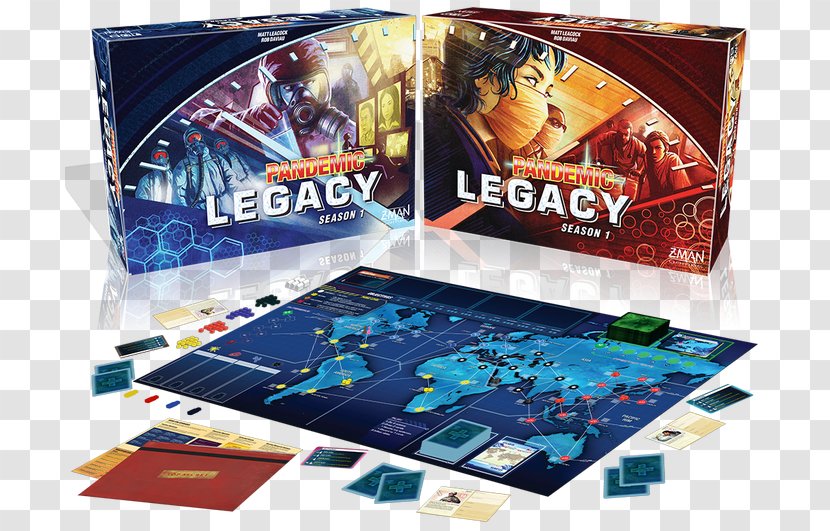 Z-Man Games Pandemic Legacy: Season 1 Legacy Game Board - Devir Transparent PNG