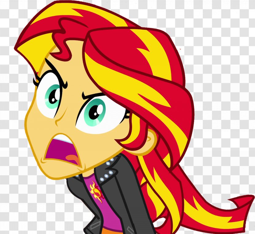 Sunset Shimmer Twilight Sparkle My Little Pony: Equestria Girls - Art - Angry Transparent PNG