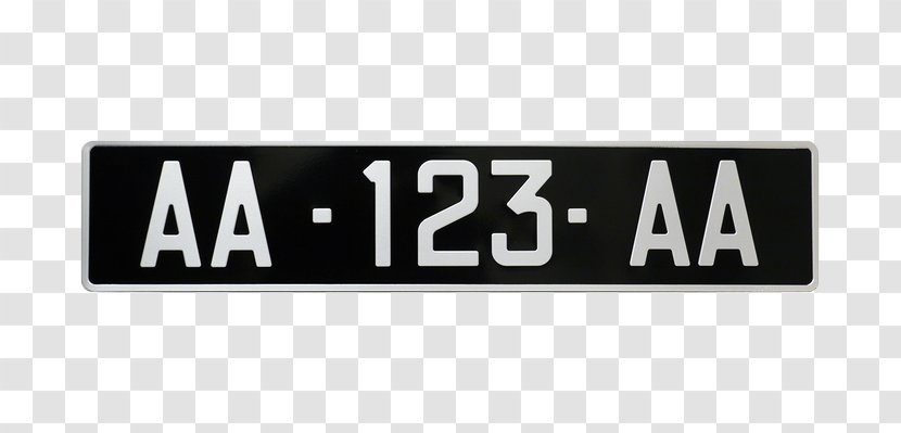 Vehicle License Plates Product Logo Signage - Motor Registration - Plaques Transparent PNG