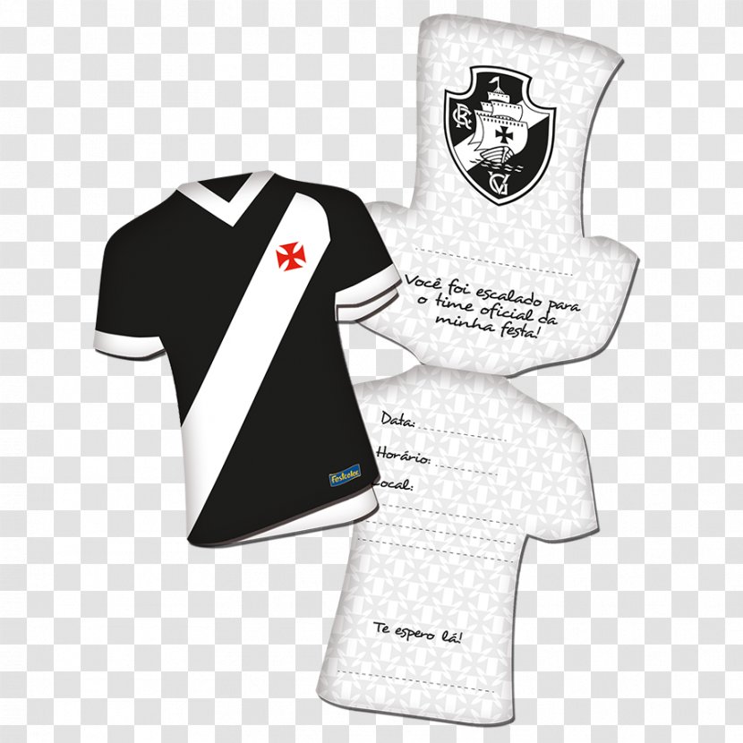 CR Vasco Da Gama Clube De Regatas Do Flamengo Convite Uniform Party Transparent PNG