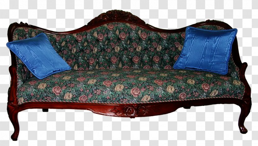 Loveseat Couch Garden Furniture Victorian Era - Table - 3d Transparent PNG
