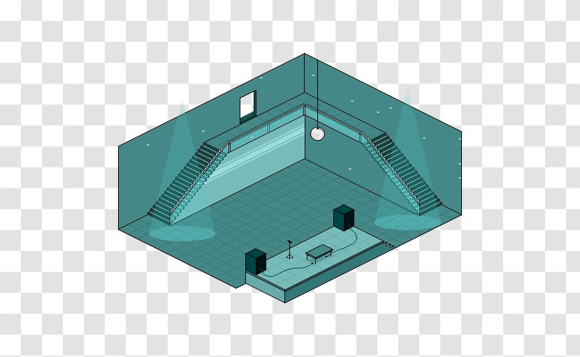 Habbo Room Public Space Game - Hotel Transparent PNG