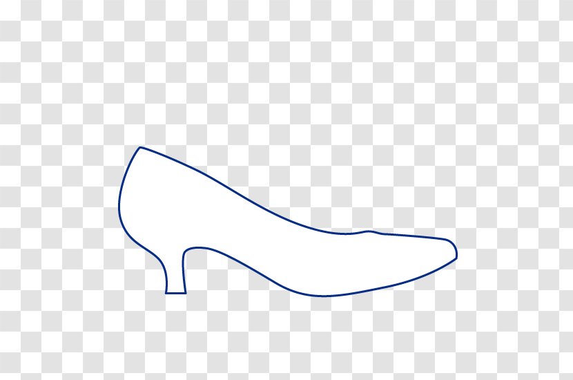 Clip Art Product Design Line Neck - Walking Shoe - Comfortable Shoes For Women Heel Transparent PNG