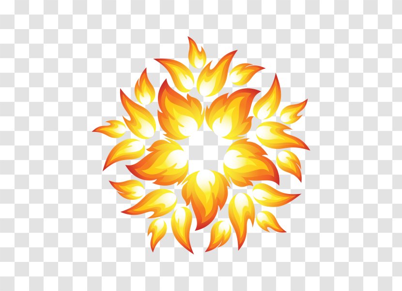 Fire Flower Transparent PNG
