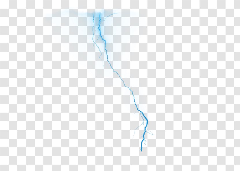 Water Line - Blue - Thunder Effect Transparent PNG