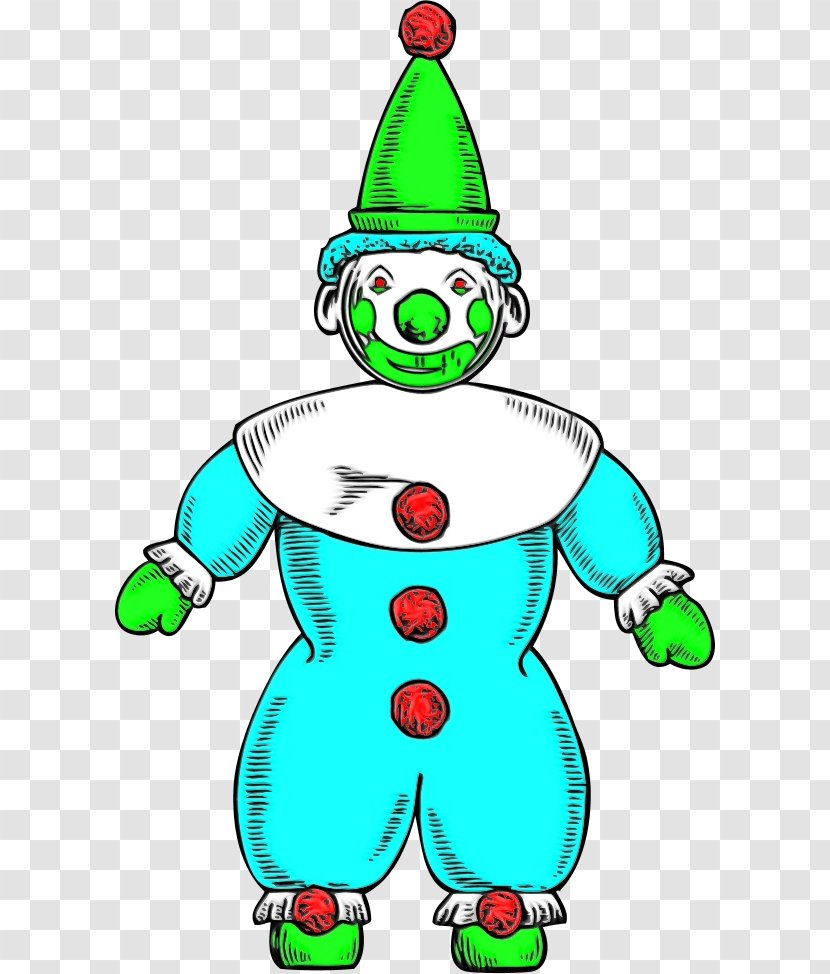 Watercolor Christmas - Character - Costume Transparent PNG