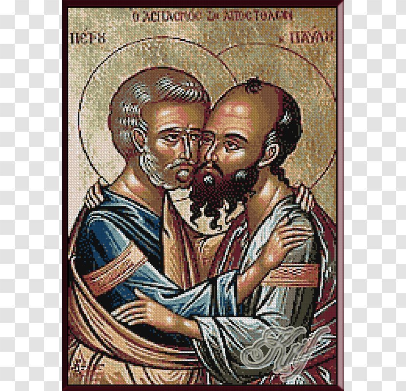 Saint Peter Acts Of And Paul Saints Church Apostles - Eastern Orthodox - Feast St Transparent PNG