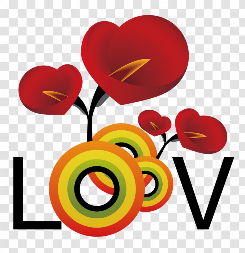 Valentine's Day Flower Love Dia Dos Namorados Clip Art Transparent PNG