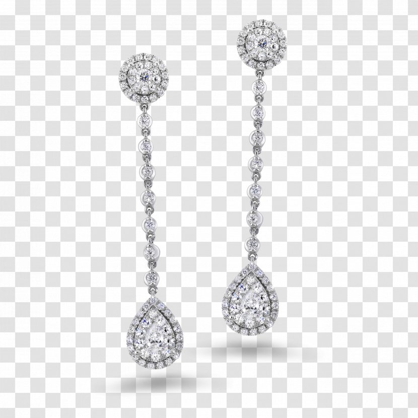 Earring Jewellery Diamond Cut Cubic Zirconia - Coster Diamonds Transparent PNG