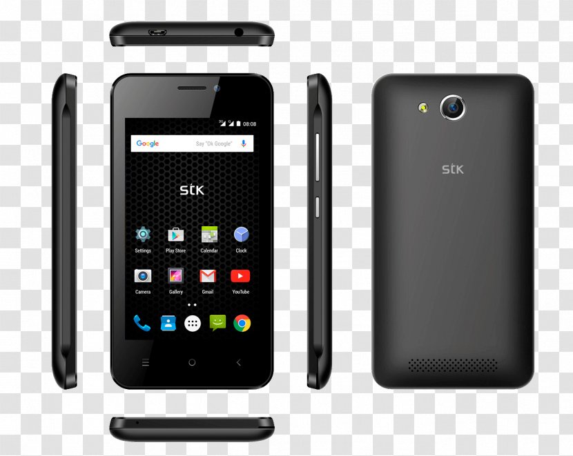 Feature Phone STK Sync 5E Smartphone - Iphone 5c - Black Telephone Dual SIMSmartphone Transparent PNG