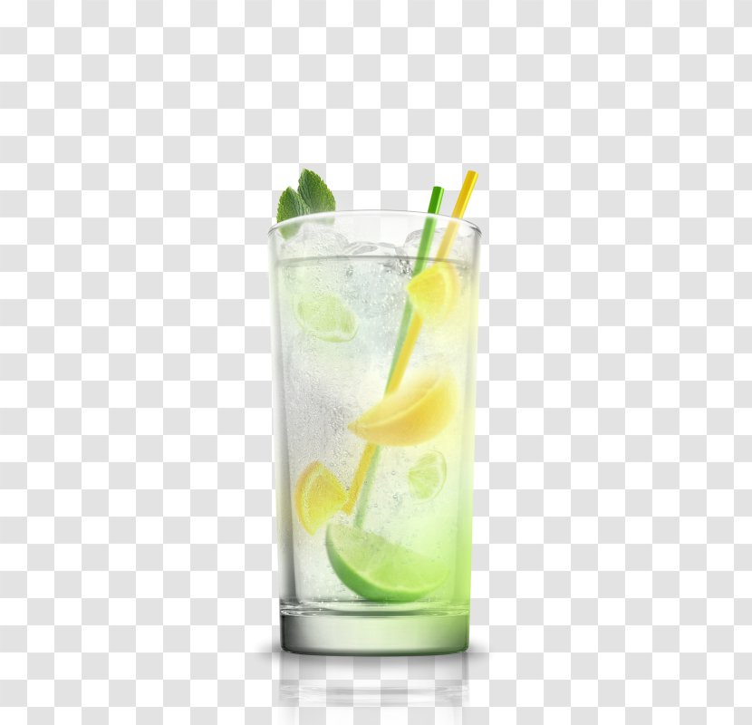 Gin And Tonic Cocktail Cosmopolitan Rickey - Lemon Lime Transparent PNG
