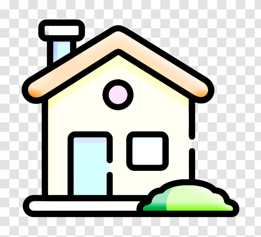 Real Estate Icon Gardening Icon House Icon Transparent PNG