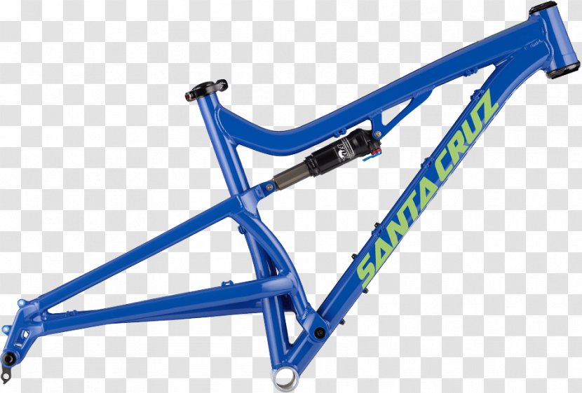 Santa Cruz Bicycle Frames Mountain Bike Cycling - Blue Transparent PNG