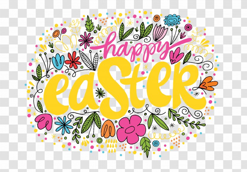 Art Floral Design Illustration - Easter Decorations Transparent PNG