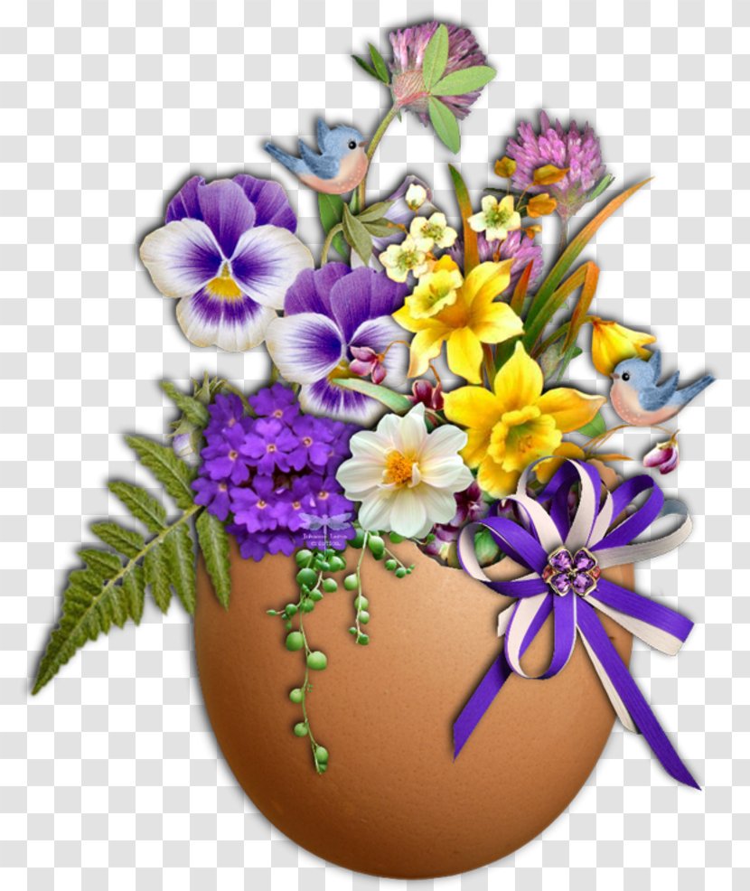 Easter Bunny Flower Egg Le Monde Des Fleurs - Arranging - Premier Mai Transparent PNG