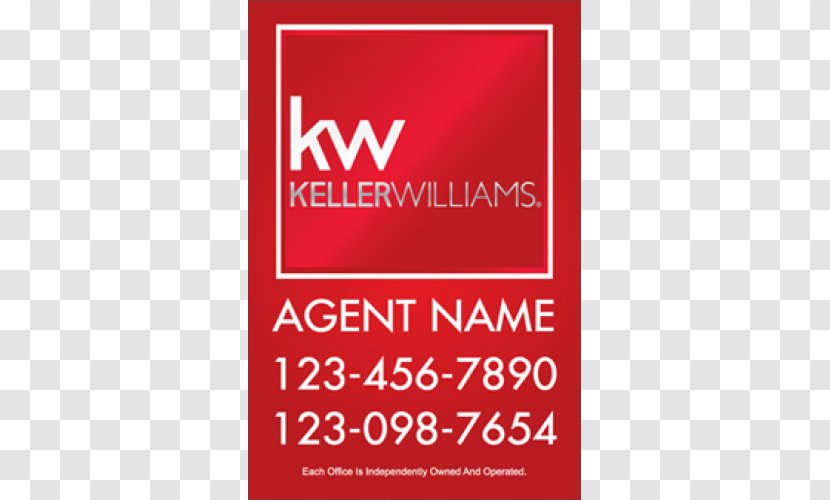 SignWriter Keller Williams Realty Real Estate House Centennial - Sales Transparent PNG