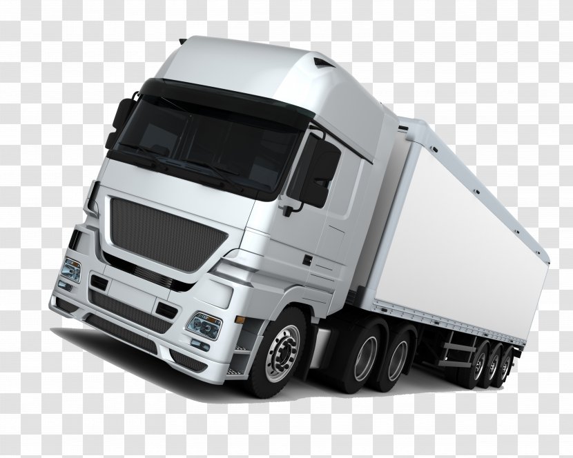 Car Van Truck Vehicle Intermodal Container - Ship - High-definition Large Trucks Transparent PNG