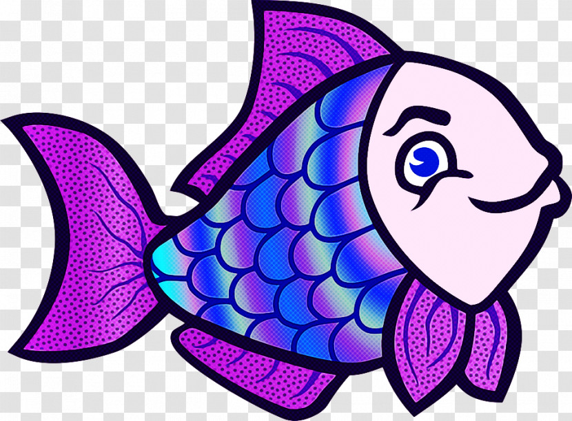 Fish Fish Purple Butterflyfish Transparent PNG