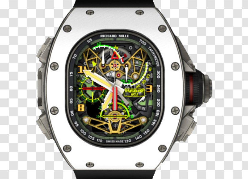 Watch Richard Mille Tourbillon Chronograph Brand - Strap Transparent PNG