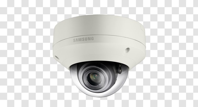 IP Camera Hanwha Aerospace Samsung Techwin SNV-6084 2mp Network Vandal Dome 1080p - Closedcircuit Television Transparent PNG