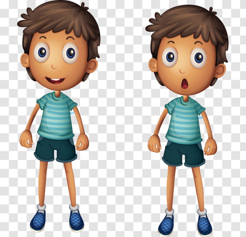 Child Cartoon - Gesture Action Figure Transparent PNG