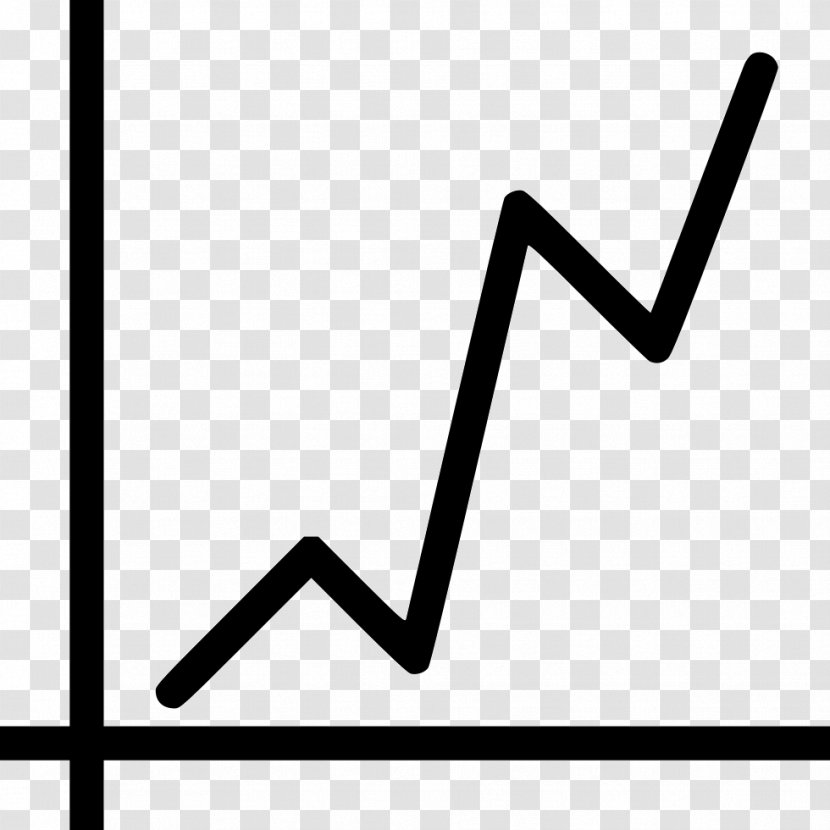 Line Chart - Text - Monochrome Transparent PNG