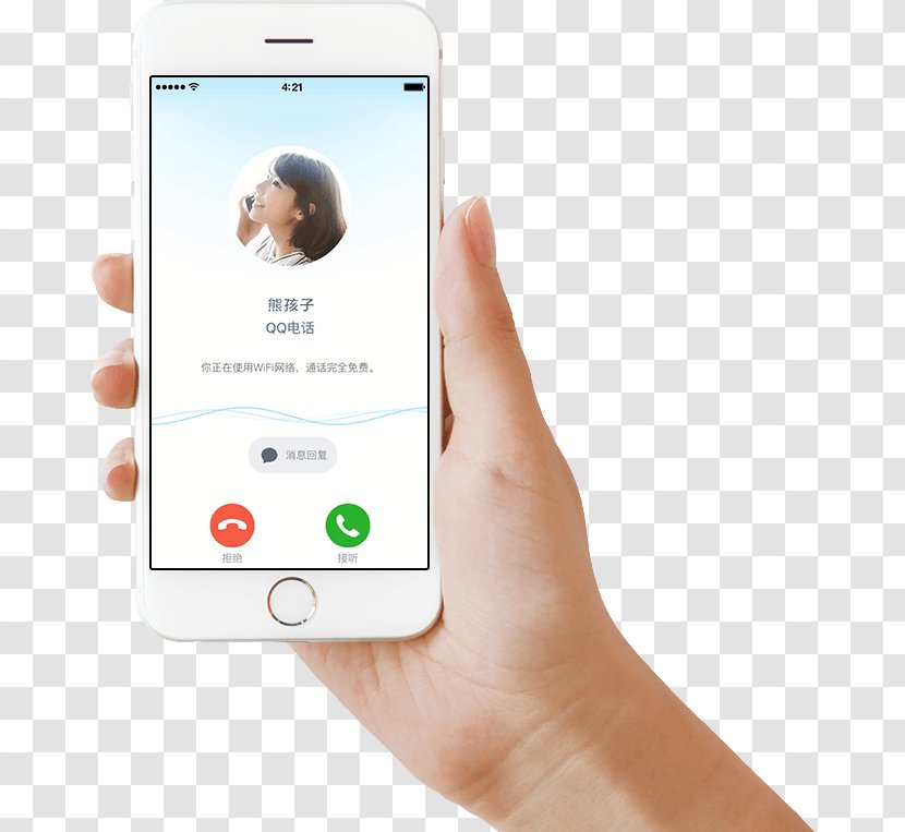 Smartphone Microphone Telephone Loudspeaker - Finger - Apple Mobile Phone Voice Calls Transparent PNG
