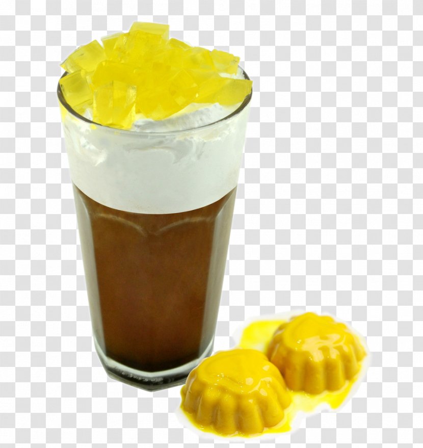Bubble Tea Milk Mango Pudding - Christmas - Jiabu Ding Transparent PNG