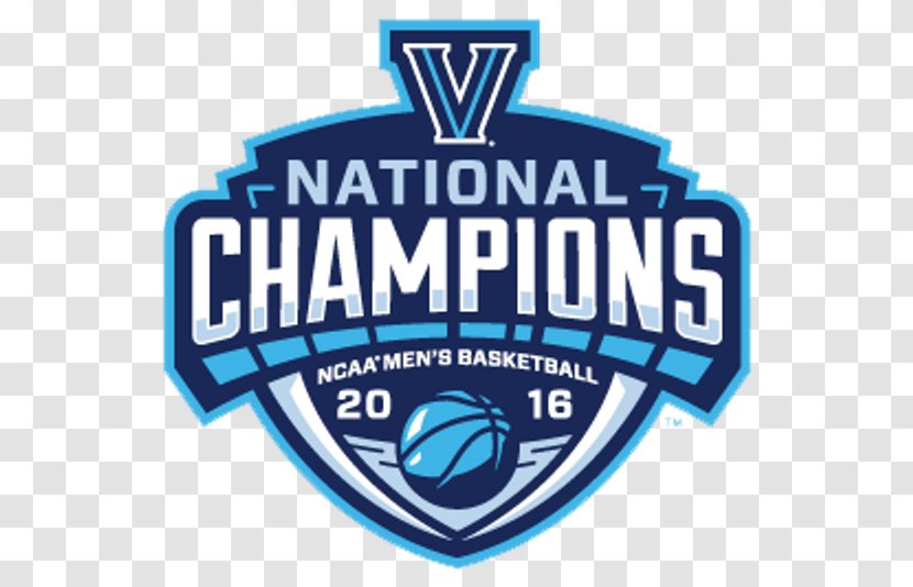 Villanova Wildcats Men's Basketball 2016 NCAA Division I Tournament Logo Organization - Blue - Champions Transparent PNG