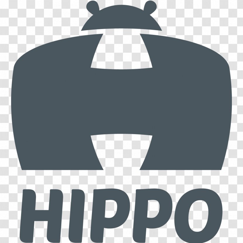 Brand Logo Font - White - Hippo Transparent PNG