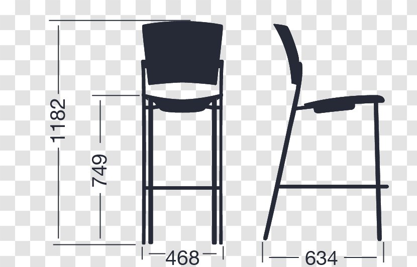 Bar Stool Chair Armrest - Table Transparent PNG