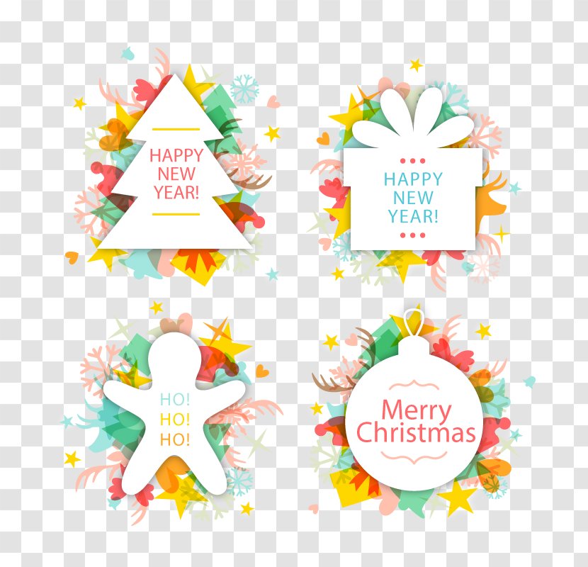 Christmas Gift Download - New Year S Day - Vector Sign Transparent PNG