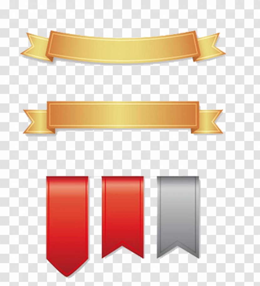 Yellow Ribbon Red Transparent PNG