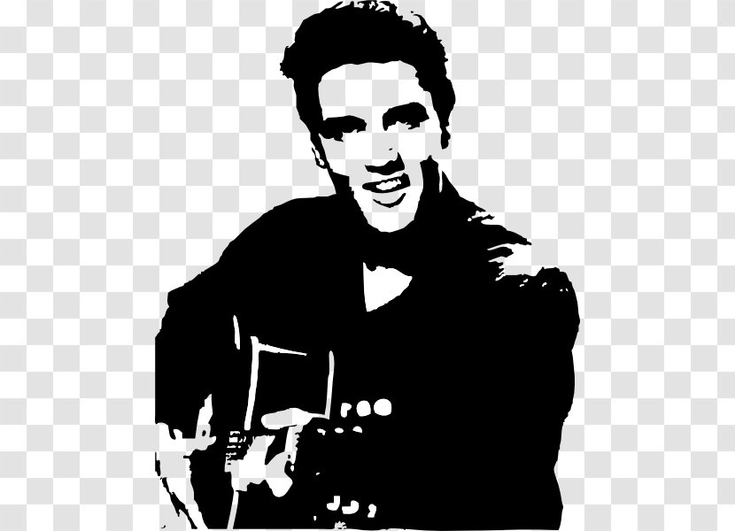 Elvis Presley Portrait Art Jailhouse Rock - Frame - Silhouette Transparent PNG