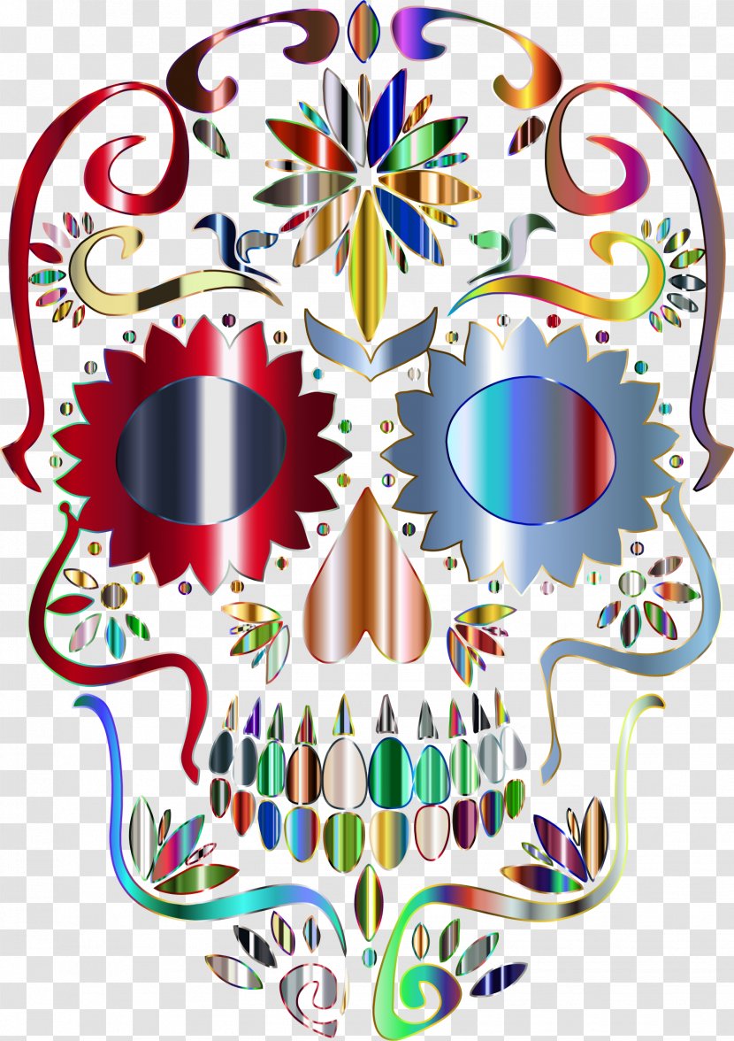 Calavera Skull Desktop Wallpaper Clip Art - Bone - Sugar Transparent PNG