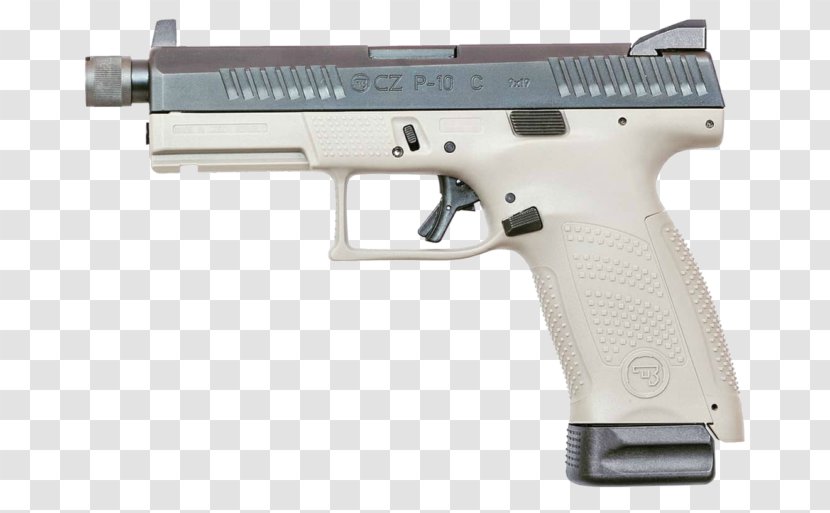 CZ P-10 C Česká Zbrojovka Uherský Brod Silencer CZ-USA Pistol - Gun - Handgun Transparent PNG