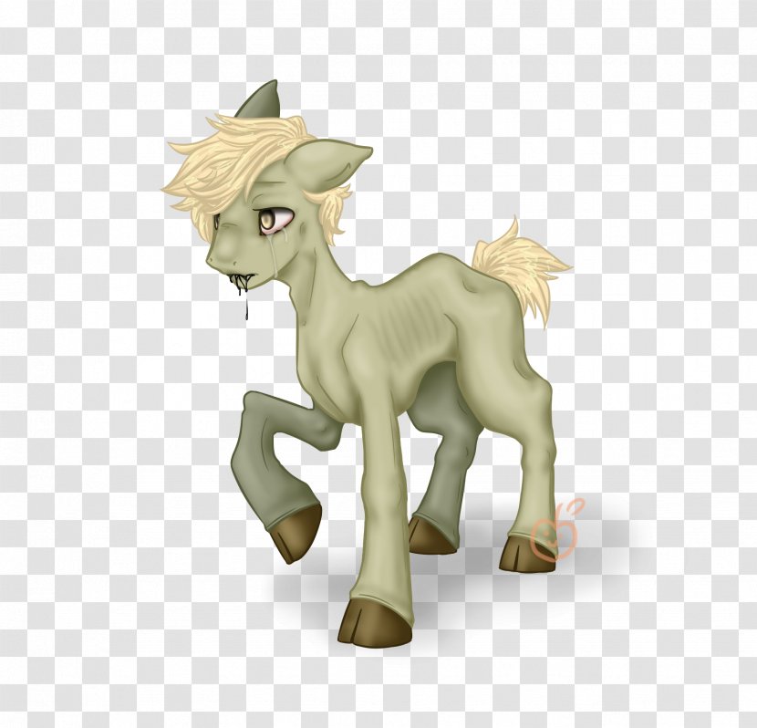 Horse Figurine Cartoon Carnivora Tail - Livestock Transparent PNG